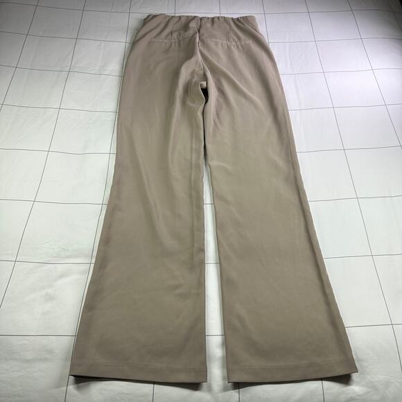 Abercrombie & Fitch Pants Womens 30 Long Tan Tailored Trouser High Rise Wide Leg - Picture 2 of 12